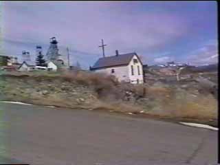 A sloping Butte street