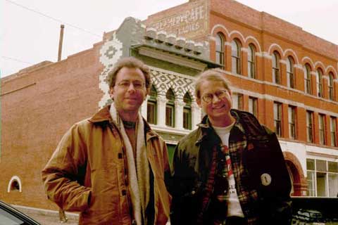 Rob and John in Butte on St. Patrick's Day